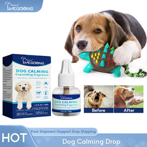 Dog Calming Liquid Soothing Mood Howling Prevention Reduce Stress Relieve Emotion Comforting Health Care Pet Anti Anxiety Liquid - Puppeez Matter