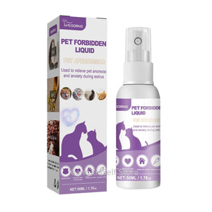 50ml PET FORBIDDEN LIQUID Used To Relieve Pet Anorexia and Anxiety During Estrus Health Supplies for Dogs&Cats - Puppeez Matter