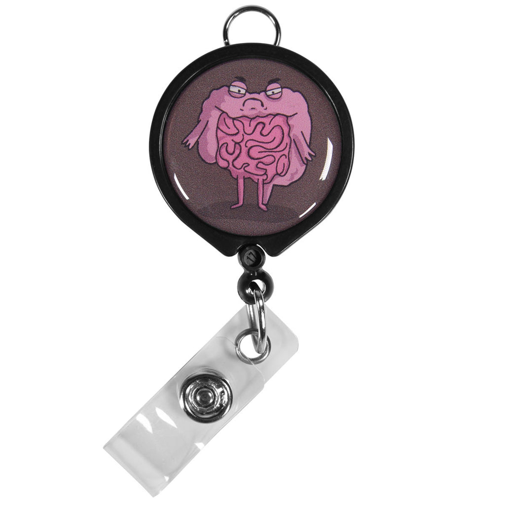 I lobe a fun badge reel, especially when they're filled with brain