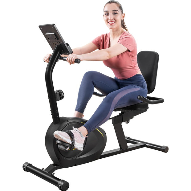 compact recumbent stationary bike