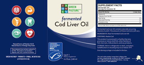 Green Pasture Fermented Cod Liver Oil