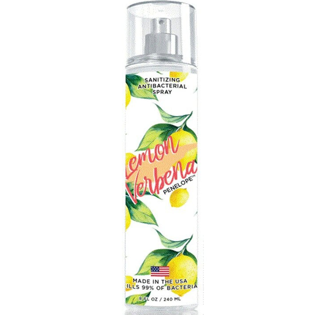 FragLuxe - Lemon Verbena Sanitizing Antibacterial Spray - 8.0oz-laminadeoro.com