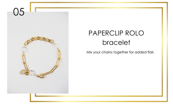 Paperclip Rolo Bracelet