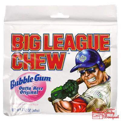 Big League Chew Blue Raspberry Bubble Gum | Candy Funhouse