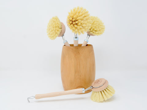 Silicone + Horsehair Dish Brush — Home/Work Santa Cruz