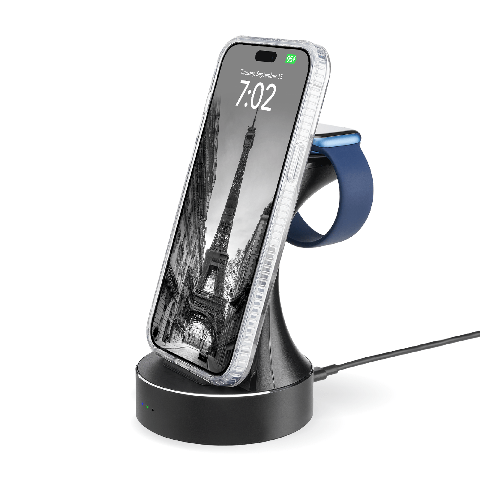 Photos - Charger FUEL 2 in 1 Wireless Charging Stand - Wireless  Black 