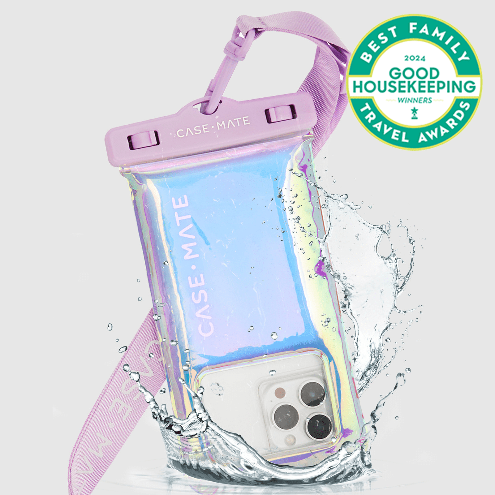 Photos - Case Case-Mate Waterproof Floating Pouch - Phone Pouch Purple Paradise 