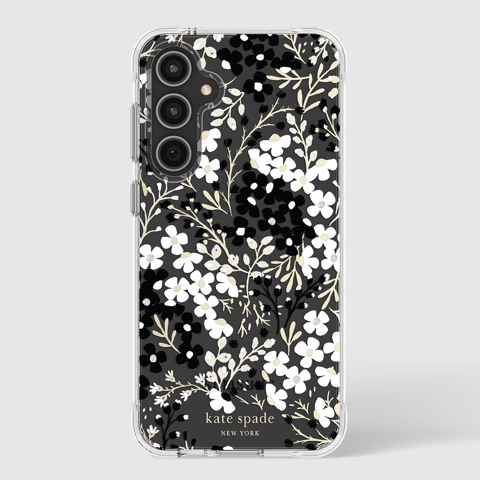 Photos - Case Case-Mate kate spade new york Multi Floral Black and White - Galaxy S23 FE 