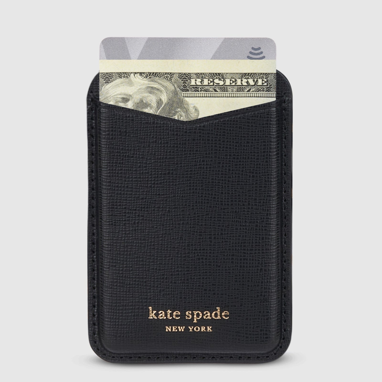 Photos - Case Case-Mate kate spade new york Black MagSafe Wallet 