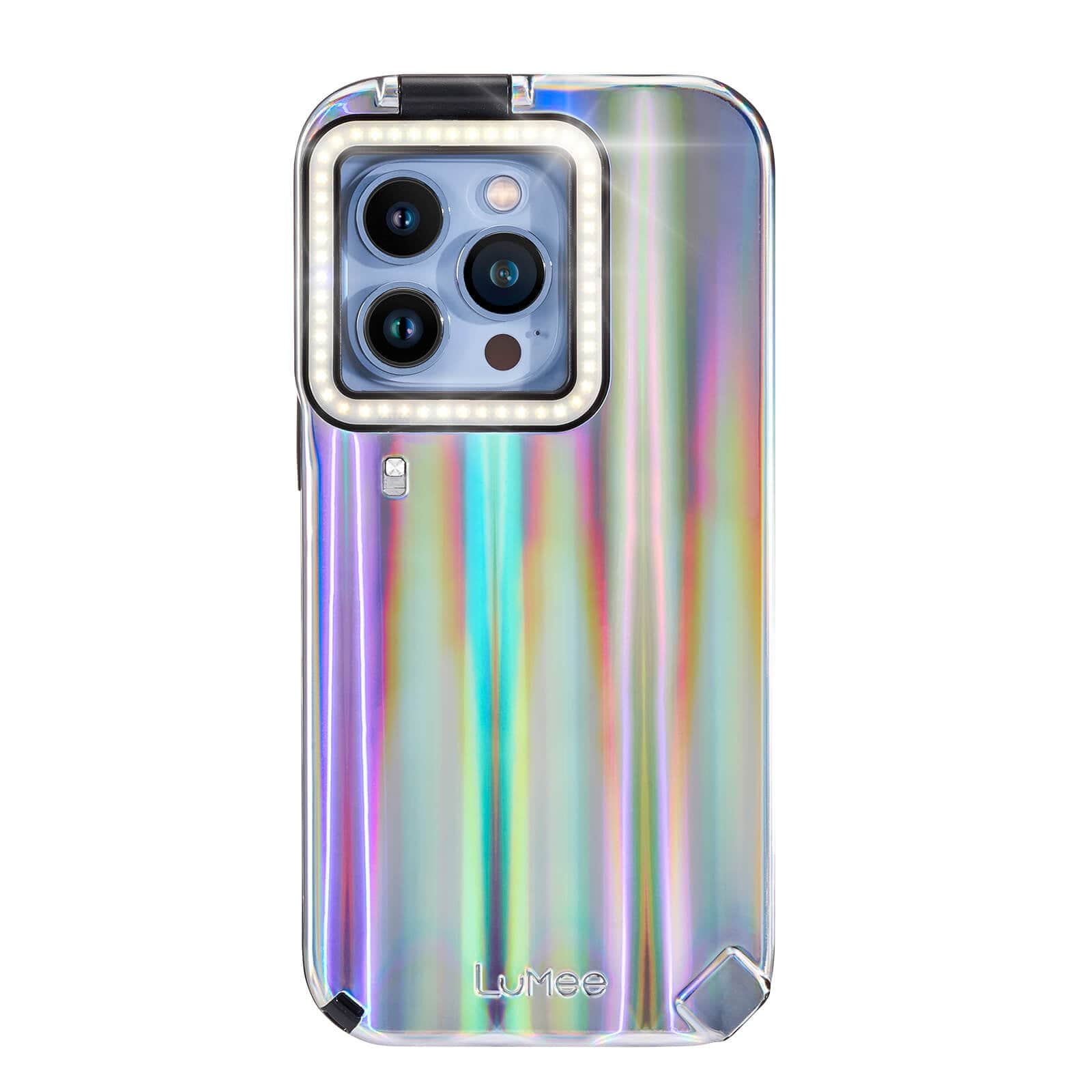 Photos - Case LuMee Flip Holographic - iPhone 13 / 13 Pro 