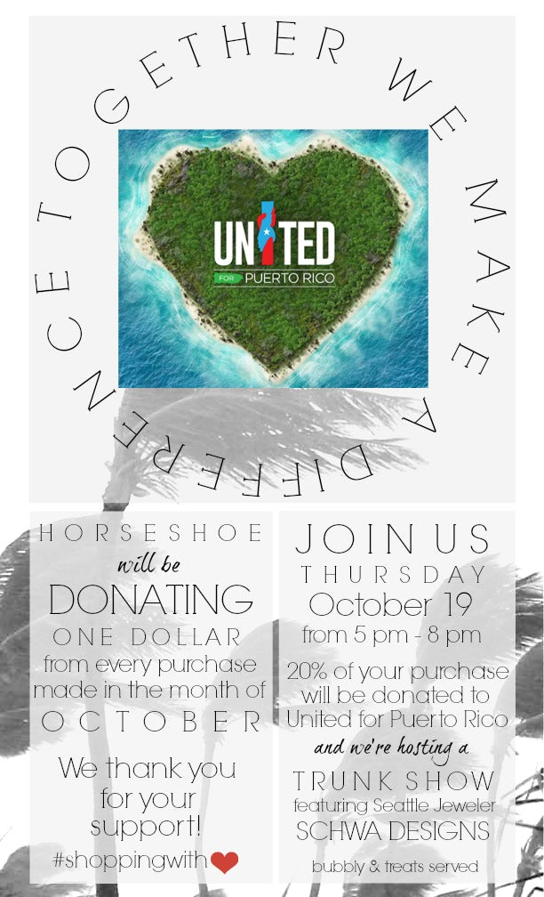 United for Puerto Rico Fundraising for October