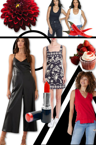 night on the town inspired moodboard with new arrivals