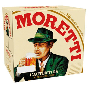 Birra Moretti 12 Pack Bottles