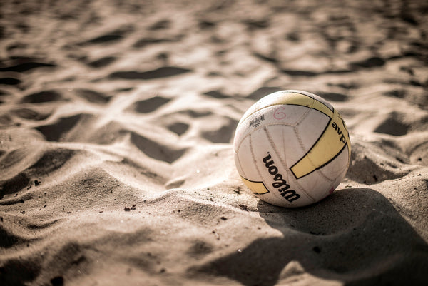 volleyball in the sand in santa barbara