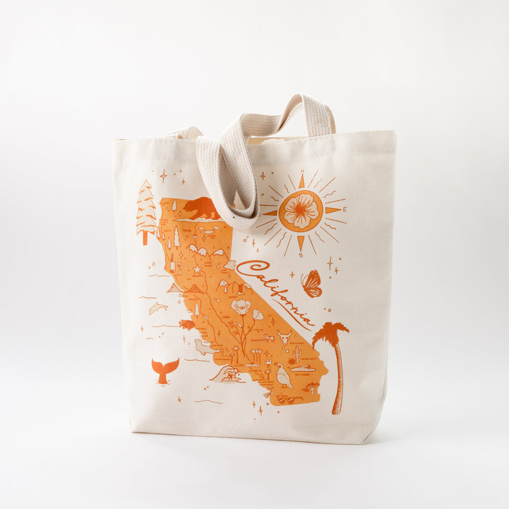 California Map Tote