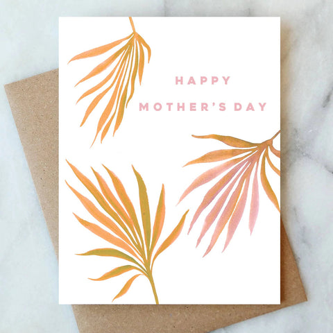 Happy Mother's Day sunset ombre note card