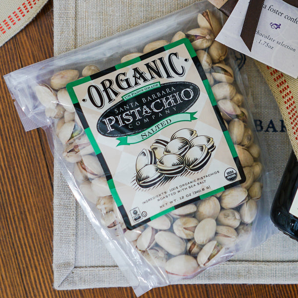 Santa Barbara Pistachio Company Onion Garlic Organic Pistachios