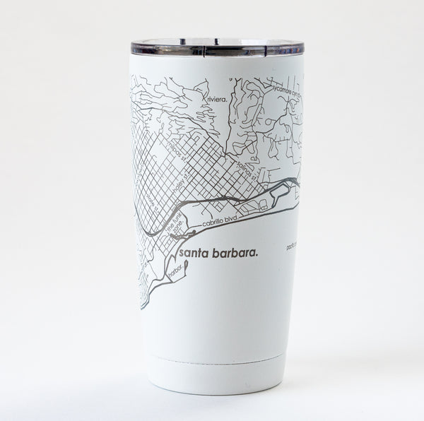 Jace Maps, San Francisco Map Tall White Tumbler