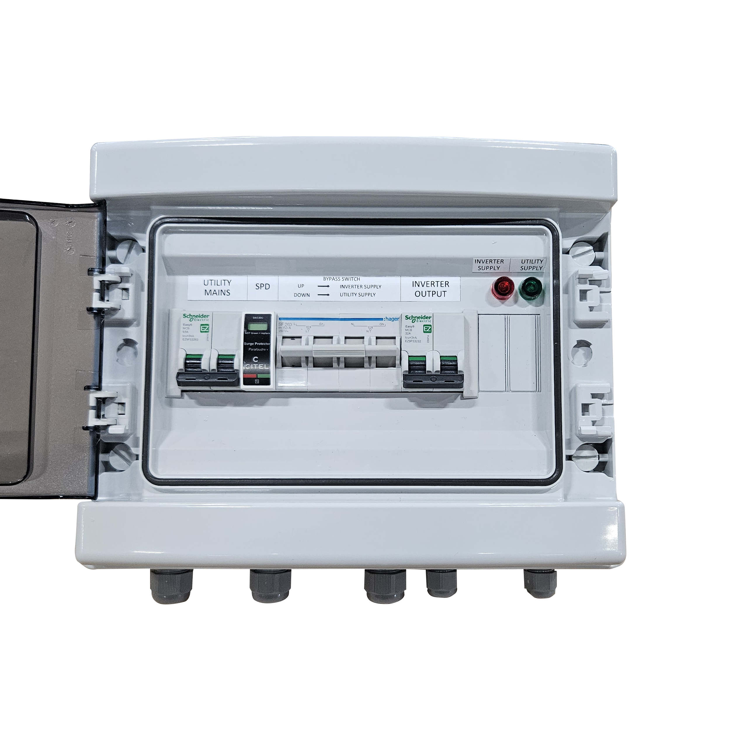 AC Complete Protection box, 32A inverter input, 6kVA - Rubicon Partner Portal