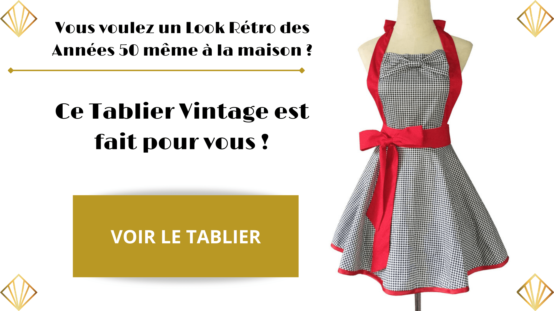 Découvrir Tablier Vintage Années 50