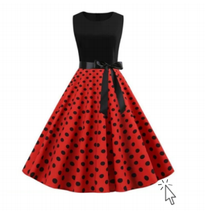 Robe Rockabilly à Pois