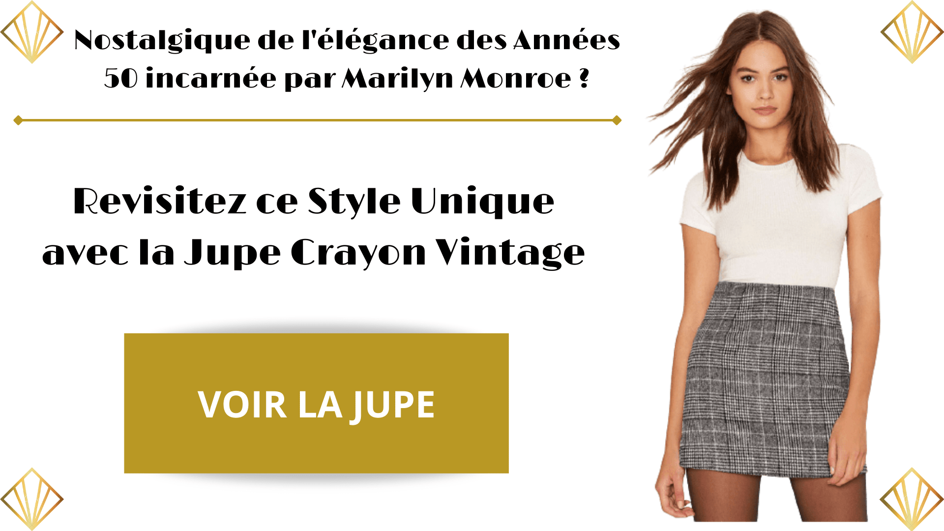 Voir la Jupe Vintage Crayon Vintage-Dressing