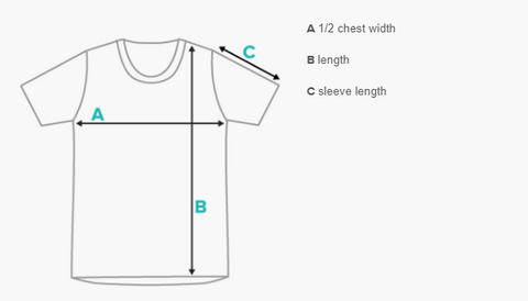 athletic Tshirts size guide