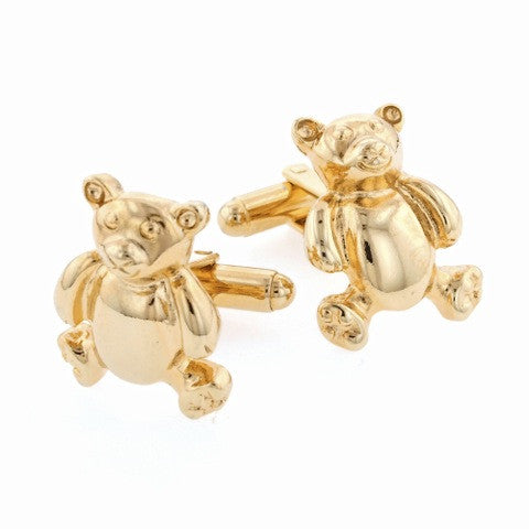 teddy bear cufflinks