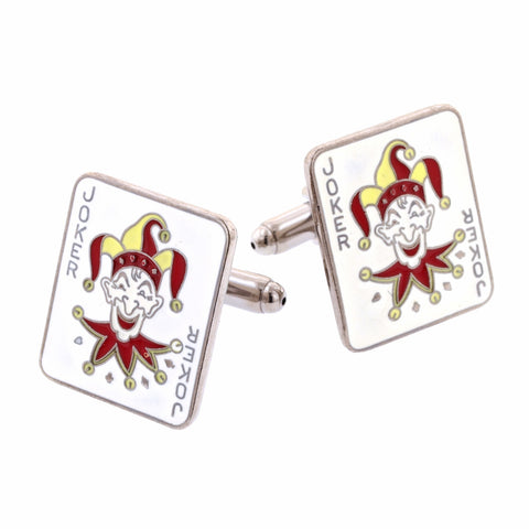 Joker Playing Card Cufflinks