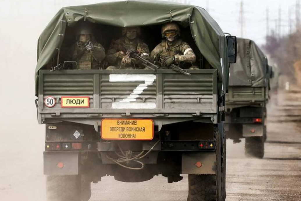 Russian troops on the move | Photo Credit: Not known