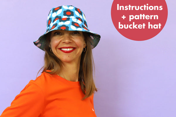 Sew your own bucket hat! Free pattern + tutorial – byGraziela