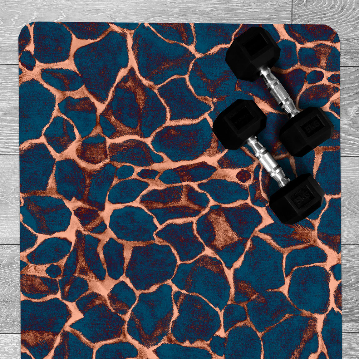 Giraffe Vegan Suede Yoga and Fitness Mat – Fitprints Yoga and Fitness Mats