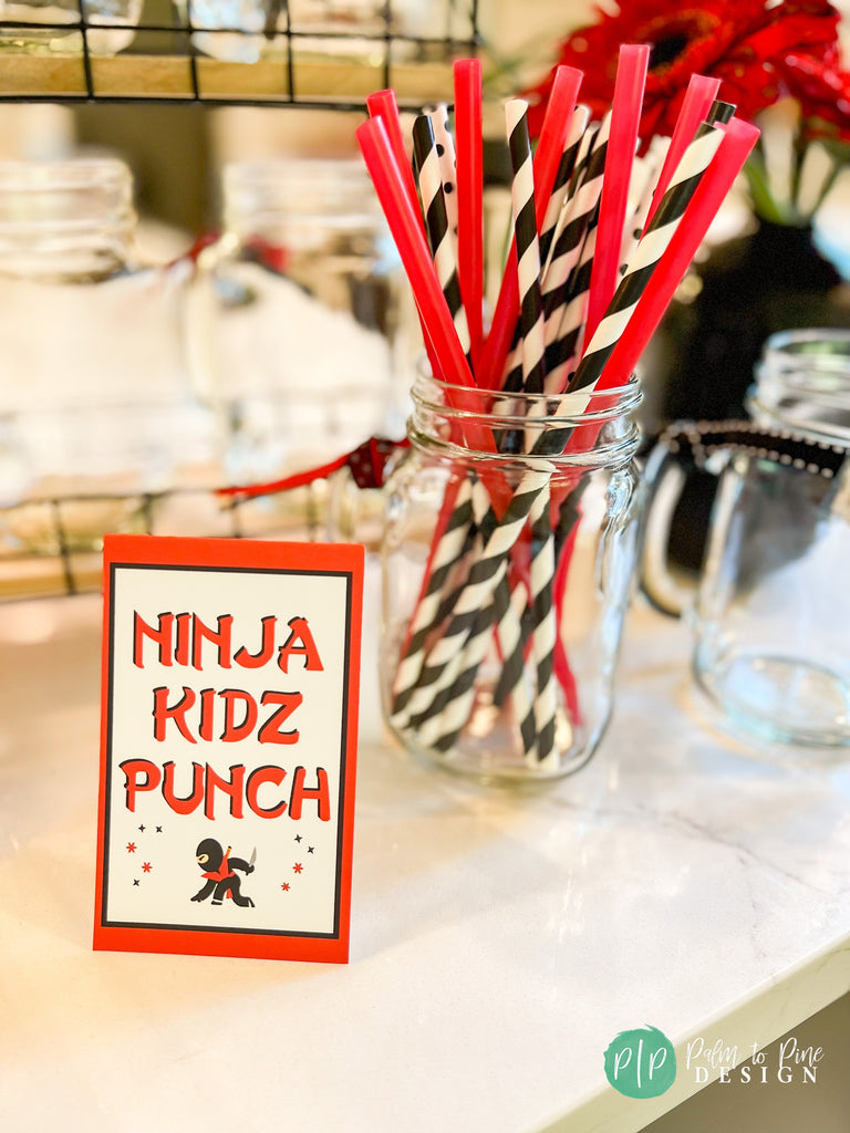 Ninja party drink ideas