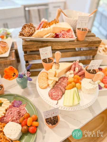 Rustic Charcuterie Table