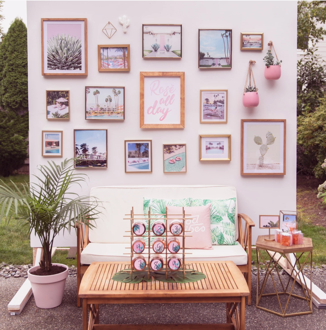 Vintage Palm Springs Gallery Wall, Favorite Things Party