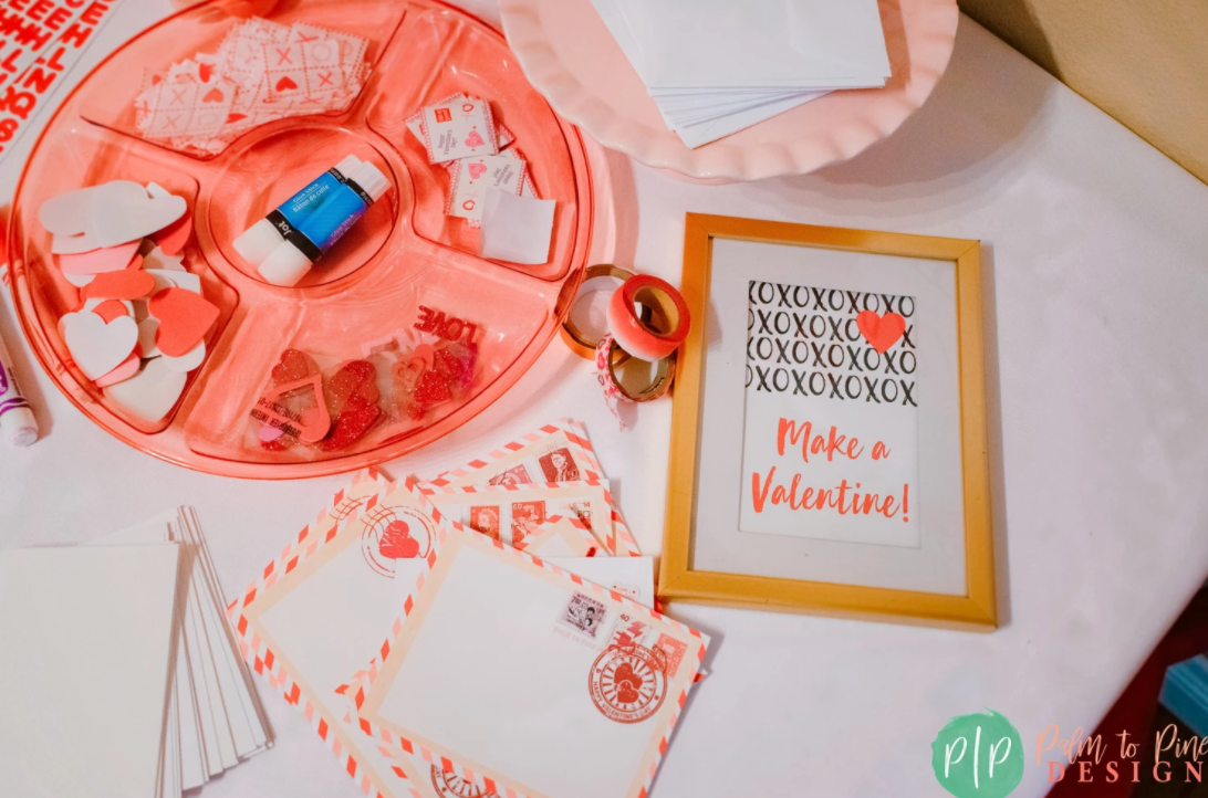 Make A Valentine, Kids Valentine Card Ideas, Palm to Pine Design