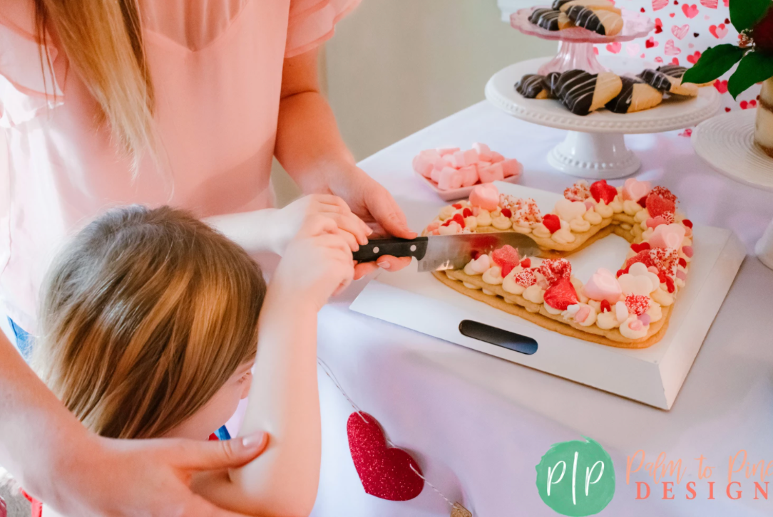 Valentine's Dessert Table for a kids party