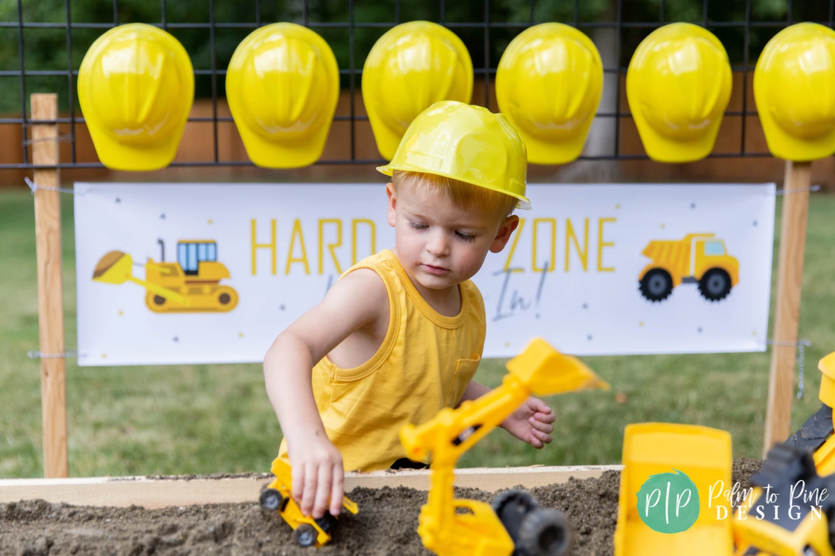 Construction Boys Birthday Party – Palm to Pine Design