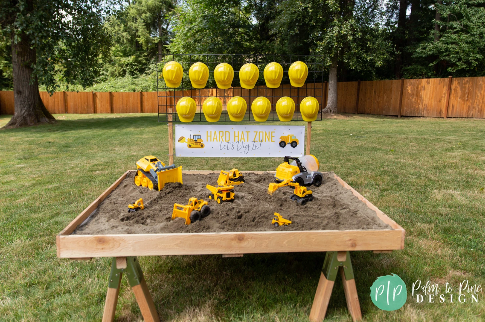 construction birthday decorations, construction birthday banner