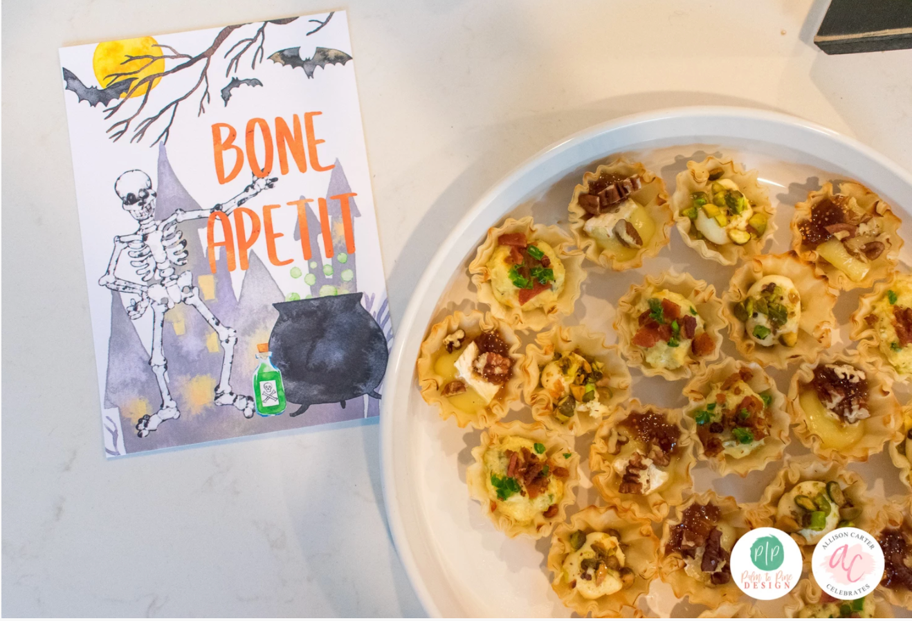 bone apetit, halloween party decorations, halloween party food