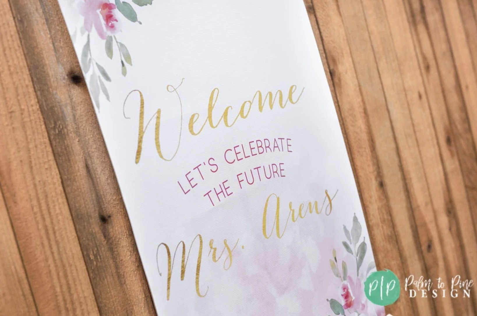 bridal shower welcome banner