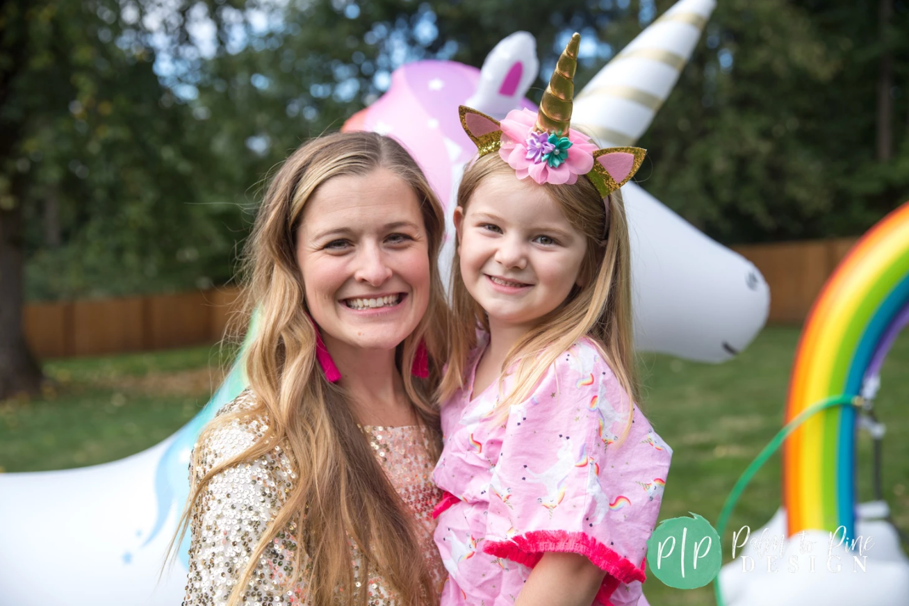 Unicorn birthday outfit for girls