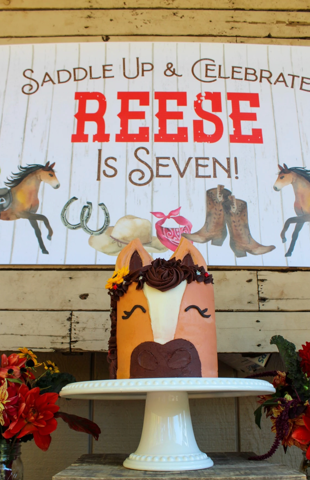 cowgirl birthday cake