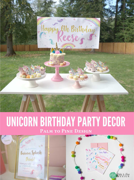 Unicorn Birthday Party Ideas