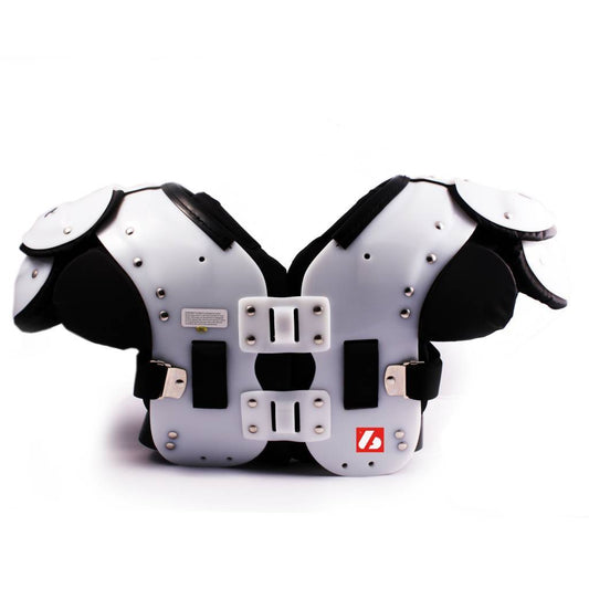 1/4 Covered All-Purpose Shoulder Pads-White 2/Pkg