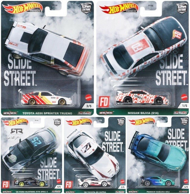 Hot Wheels 2021 Car Culture Slide Street Bilstein Toyota AE86