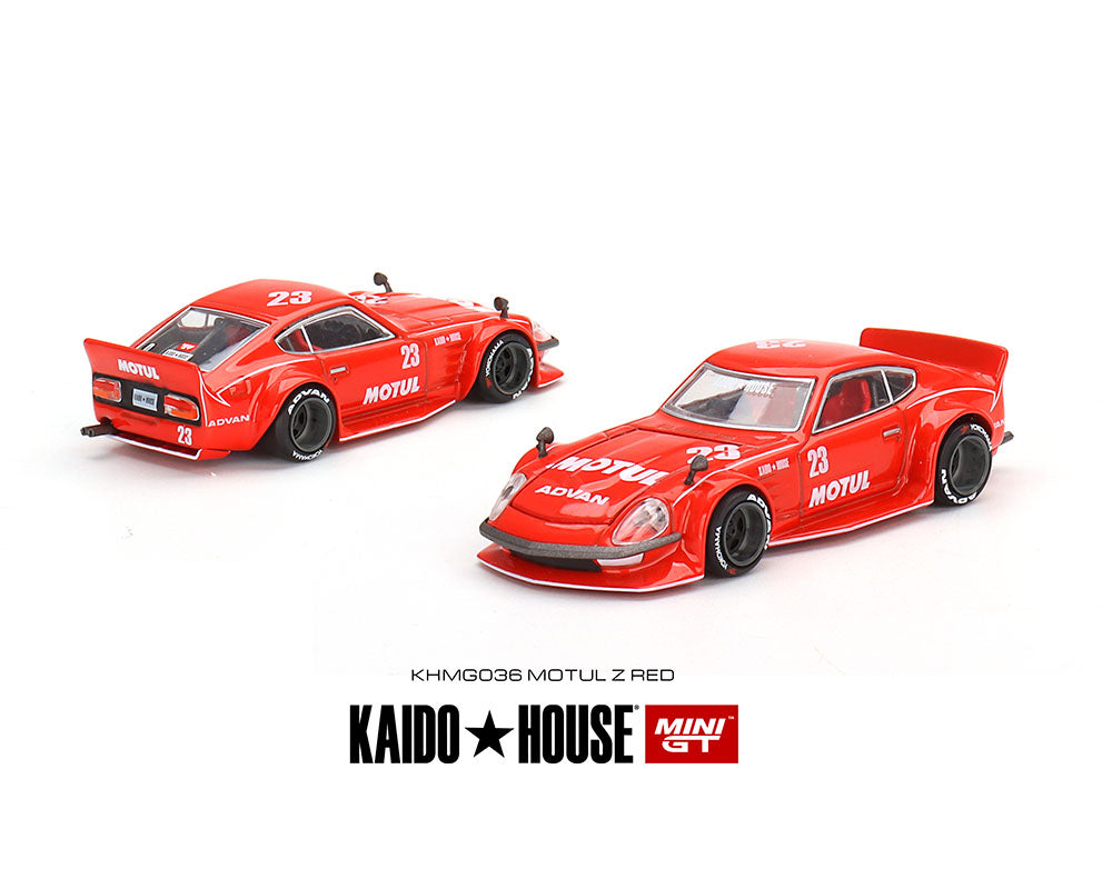 Mini GT x Kaido☆House 1:64 Datsun 510 Wagon Fire Version 1 (Red