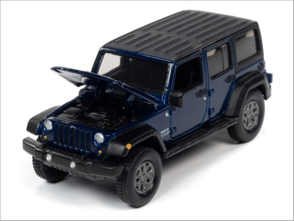 Auto World 1:64 Premium 2018 Jeep Wrangler JK Unlimited Sport (4 door) –  Black Ice Diecast