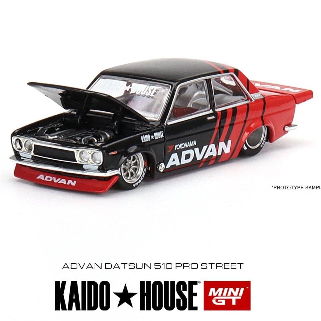 Mini GT 1/64 Kaido★House Datsun 510 Pro Street ADVAN