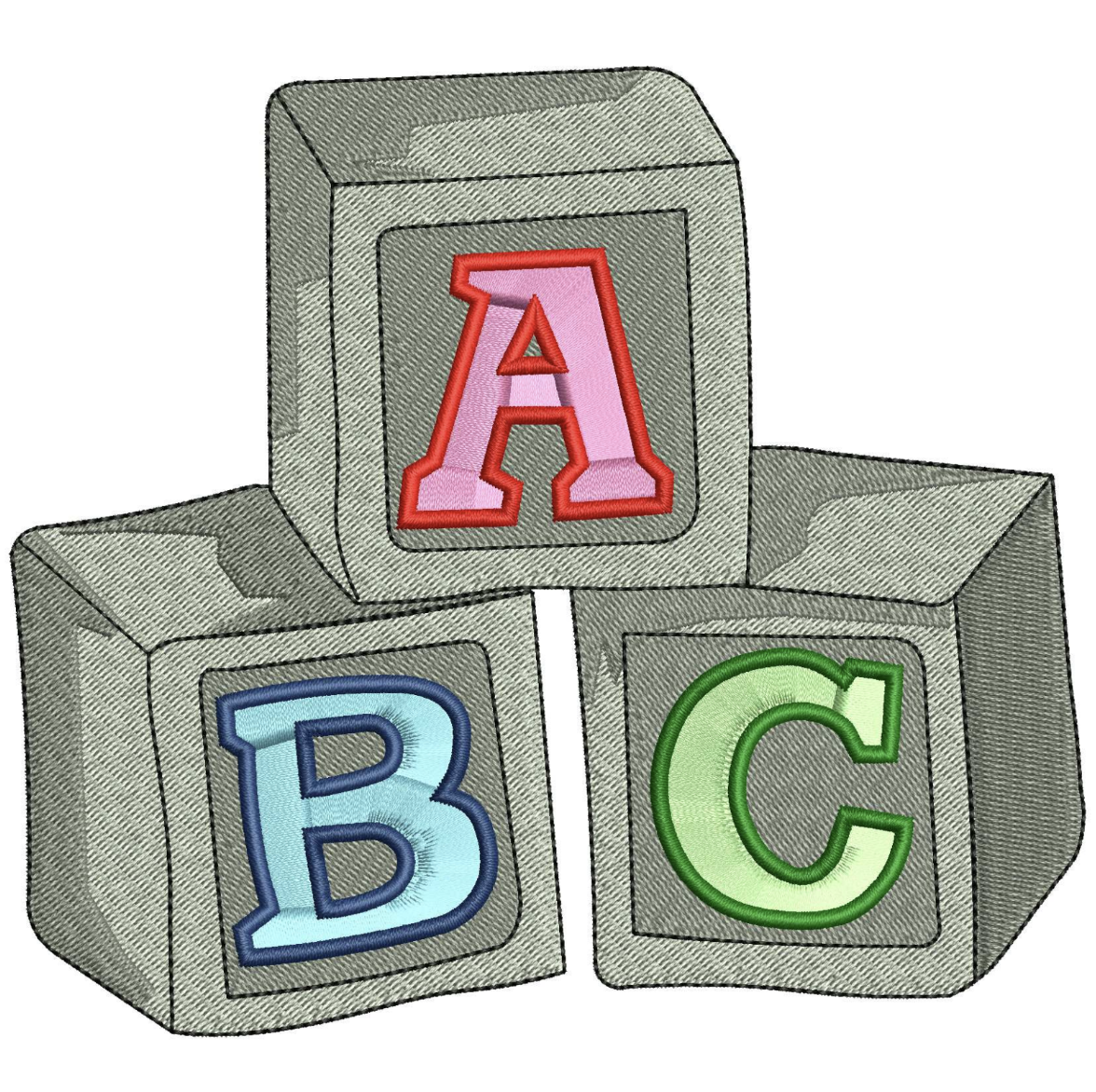 abc block clipart